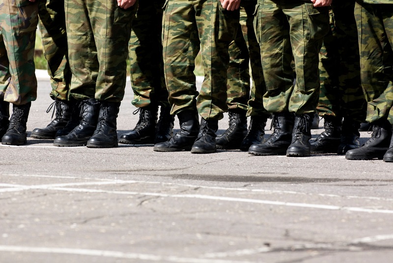 military feet