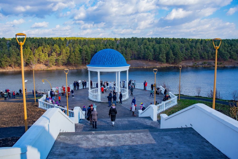 В Каменске состоялось официальное открытие Набережной и аллеи по Тевосяна. Фоторепортаж Виртуального Каменска