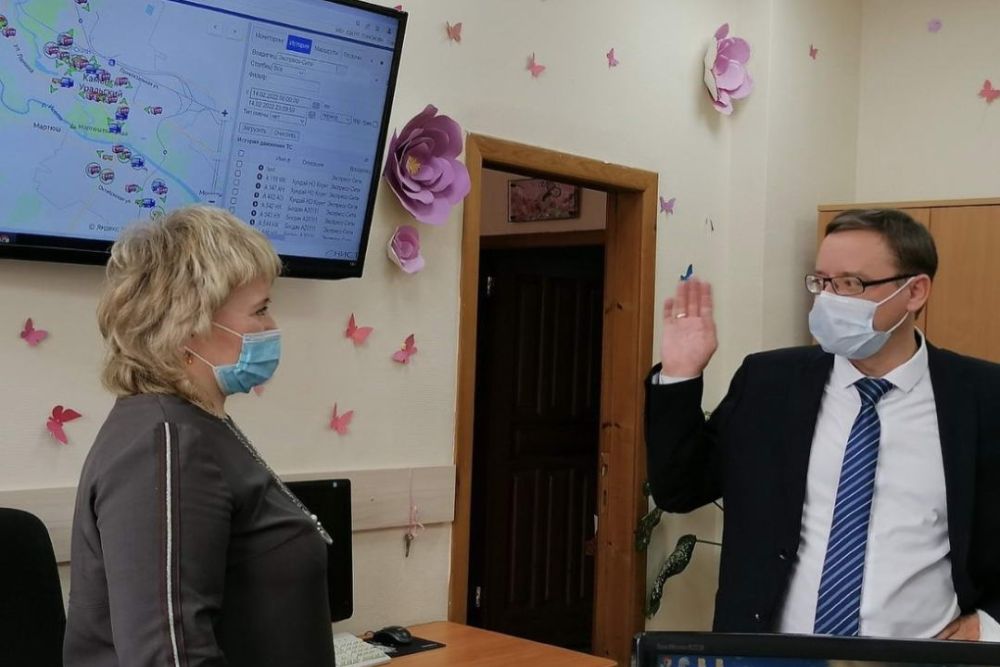 Качество отображения автобусов на интерактивной карте Каменска-Уральского на контроле у главы города