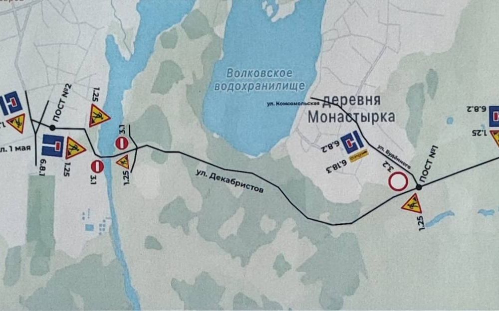 Завтра днем полностью перекроют движение транспорта в&nbsp;районе Волковской плотины