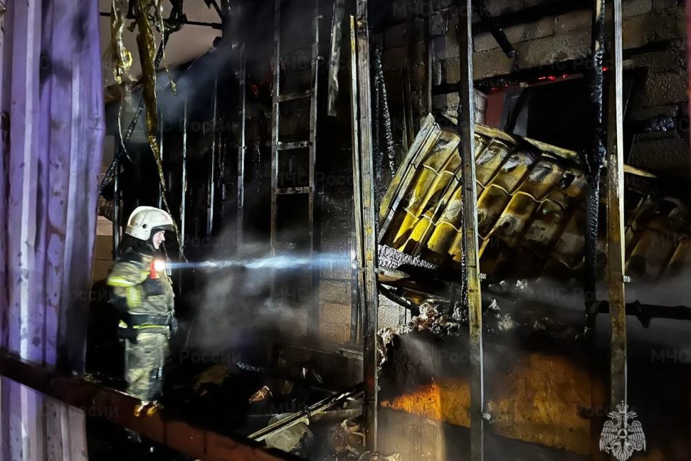 Пожар в Каменском муниципальном округе 