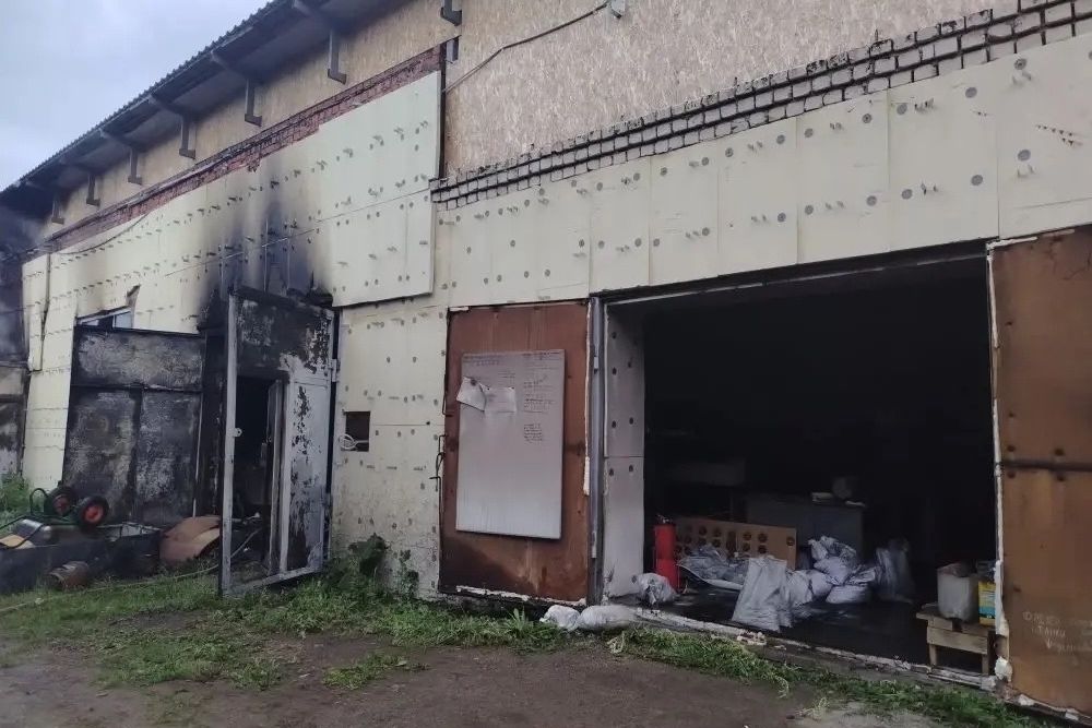 Токарное оборудование пострадало в результате пожара в гараже в Красногорском районе