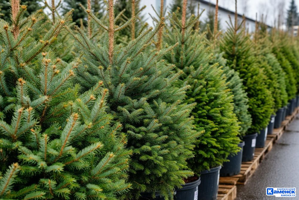 Сегодня в Каменске-Уральском начнут работу ёлочные базары