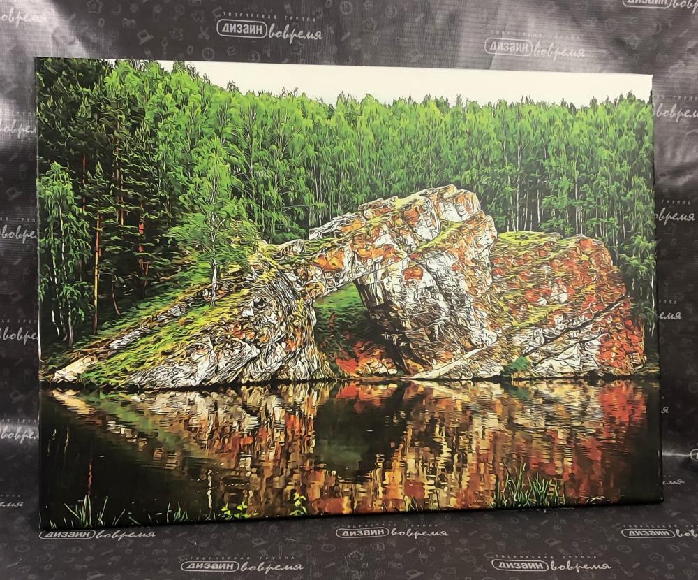 Печать на холсте и фото больших форматов в подарок как украшение интерьера дома или офиса