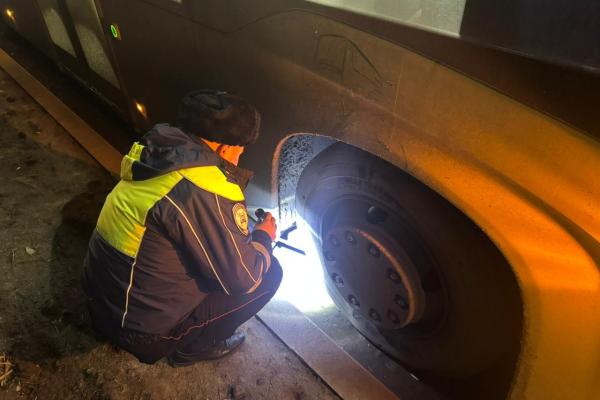 В Каменске-Уральском при резком торможении автобуса пострадали две пассажирки