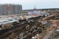 Идет строительство дороги на улице Кутузова